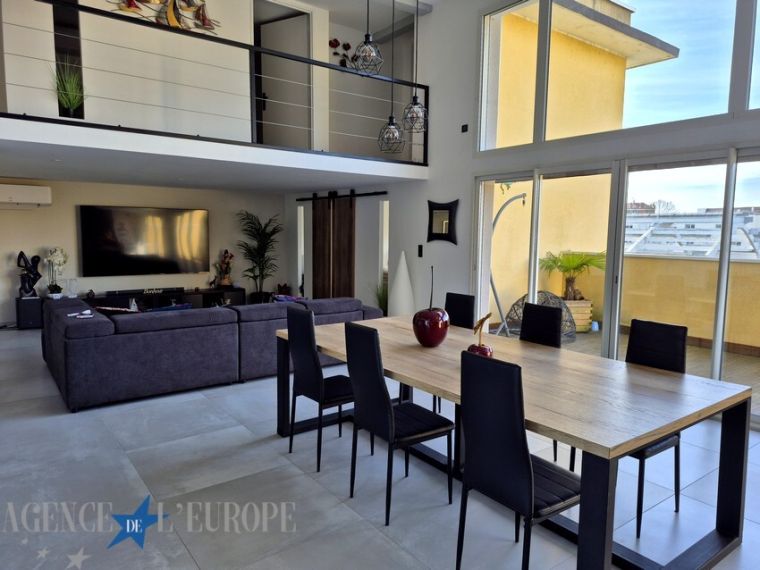 Duplex / Loft - F5 de 171 m² habitables avec Terrasse de 30 m² et Parking Couvert - Dernier étage - Vichy